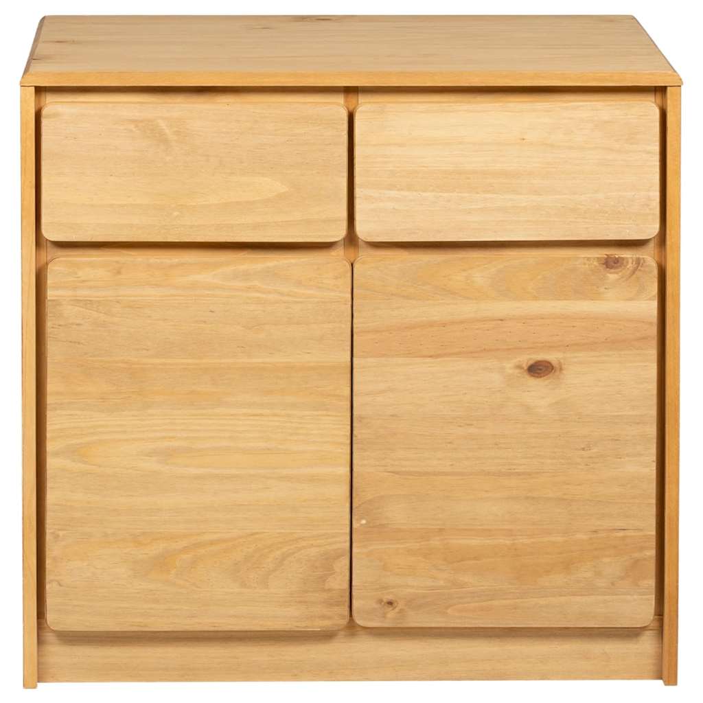 Sideboard SAUDA Eiche-Optik 80x43x75,5 cm Kiefernholz